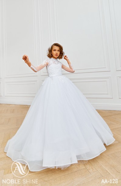 Dress AA-128 from the Royal Flowers collection by Noble Shine