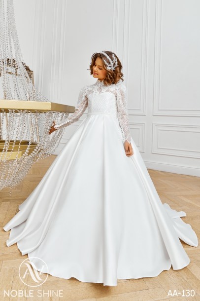 Dress AA-130 from the Royal Flowers collection by Noble Shine