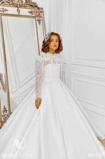 Dress AA-130 from the Royal Flowers collection by Noble Shine