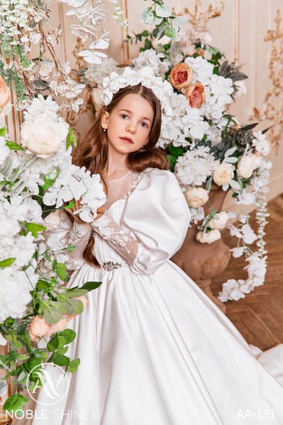 Dress AA-131 from the Royal Flowers collection by Noble Shine