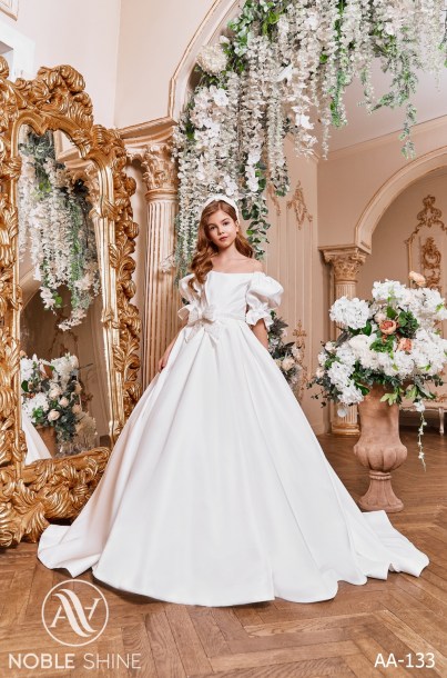 Dress AA-133 from the Royal Flowers collection by Noble Shine