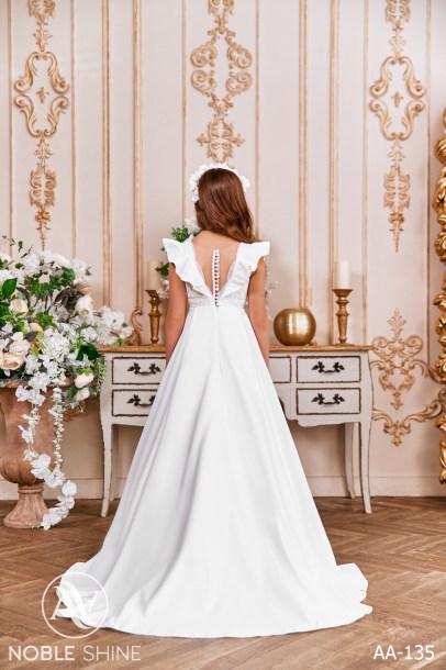 Dress AA-135 from the Royal Flowers collection by Noble Shine