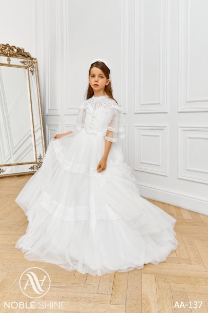 Dress AA-137 from the Royal Flowers collection by Noble Shine