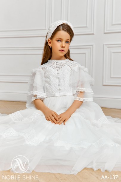 Dress AA-137 from the Royal Flowers collection by Noble Shine