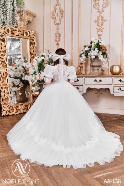 Dress AA-138 from the Royal Flowers collection by Noble Shine