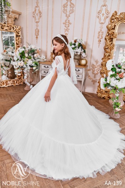 Dress AA-139 from the Royal Flowers collection by Noble Shine