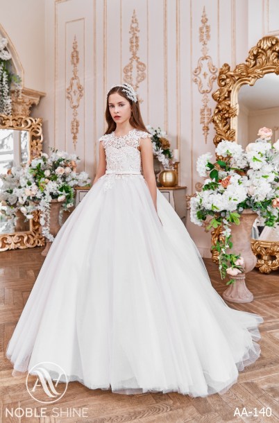 Dress AA-140 from the Royal Flowers collection by Noble Shine