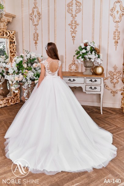 Dress AA-140 from the Royal Flowers collection by Noble Shine