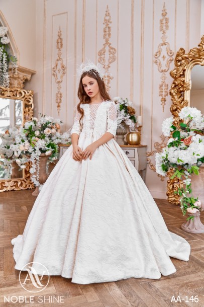 Dress AA-146 from the Royal Flowers collection by Noble Shine