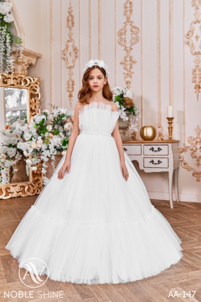 Dress AA-147 from the Royal Flowers collection by Noble Shine