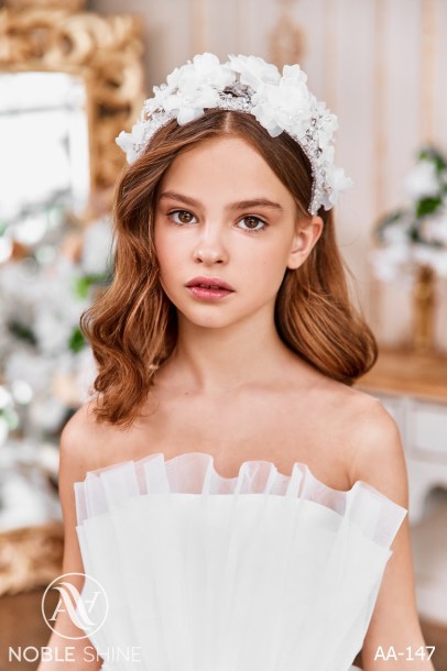 Dress AA-147 from the Royal Flowers collection by Noble Shine