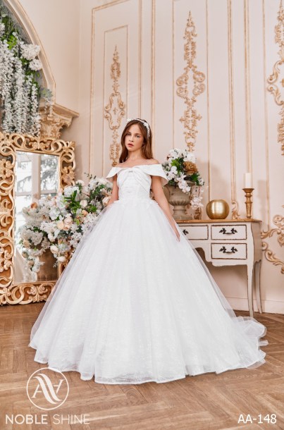 Dress AA-148 from the Royal Flowers collection by Noble Shine