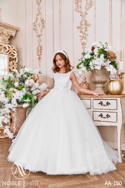 Dress AA-150 from the Royal Flowers collection by Noble Shine