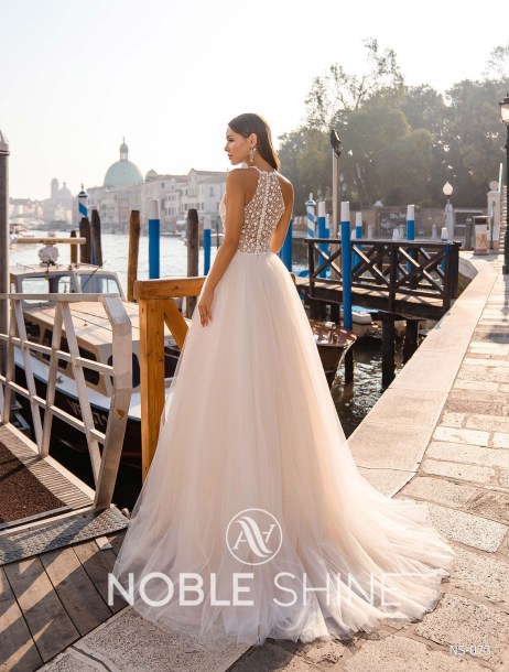 Dress NS-073 from the Venice collection by Noble Shine