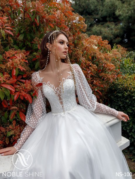 Dress NS-100 from the Nice Bloom collection by Noble Shine