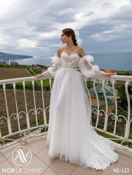 Dress NS-123 from the Nice Bloom collection by Noble Shine