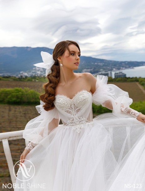 Dress NS-123 from the Nice Bloom collection by Noble Shine