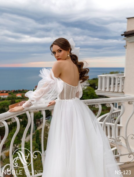 Dress NS-123 from the Nice Bloom collection by Noble Shine