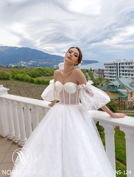 Dress NS-124 from the Nice Bloom collection by Noble Shine