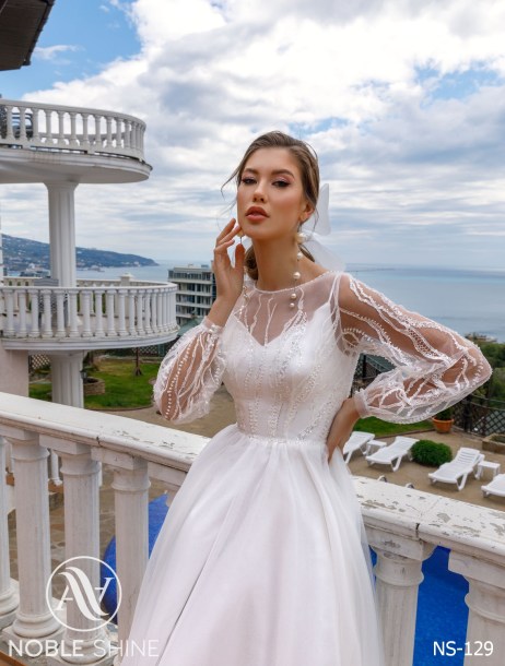 Dress NS-129 from the Nice Bloom collection by Noble Shine