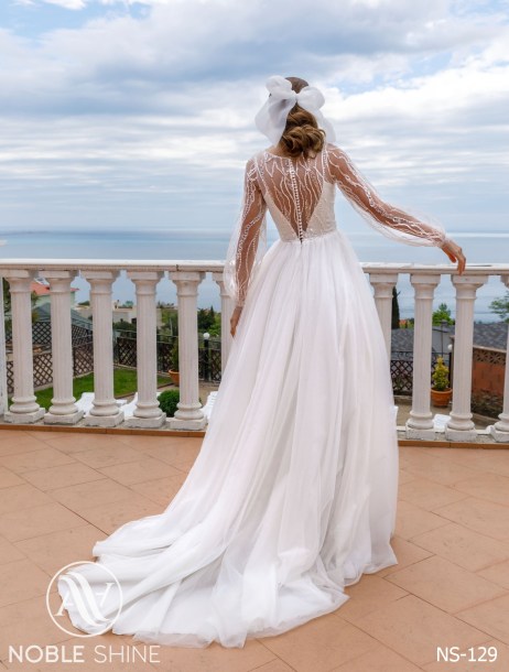 Dress NS-129 from the Nice Bloom collection by Noble Shine