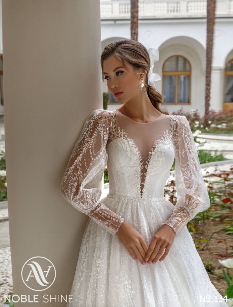 Dress NS-134 from the Nice Bloom collection by Noble Shine