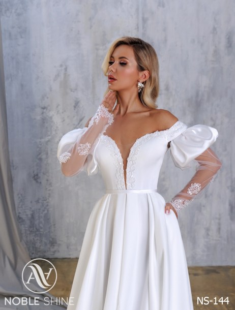 Dress NS-144 from the Felicity collection by Noble Shine