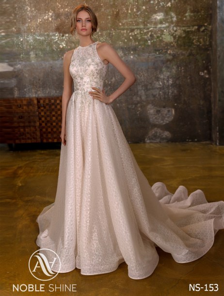 Dress NS-153 from the Felicity collection by Noble Shine