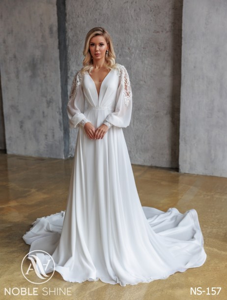 Dress NS-157 from the Felicity collection by Noble Shine