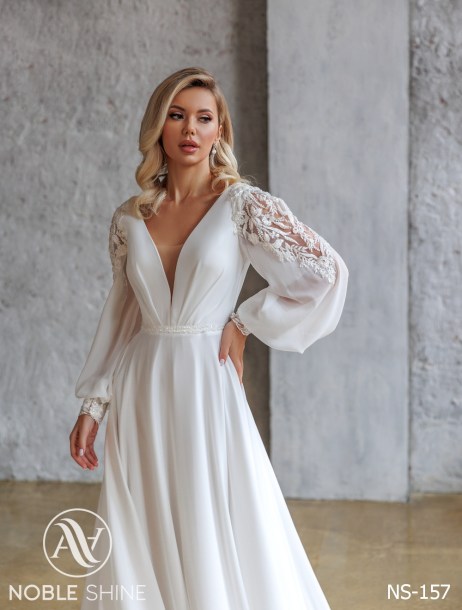 Dress NS-157 from the Felicity collection by Noble Shine