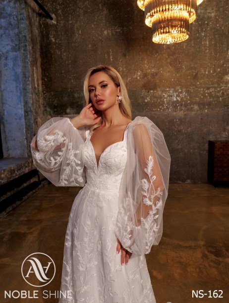 Dress NS-162 from the Felicity collection by Noble Shine