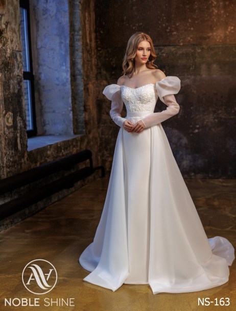 Dress NS-163 from the Felicity collection by Noble Shine