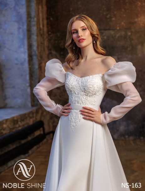Dress NS-163 from the Felicity collection by Noble Shine