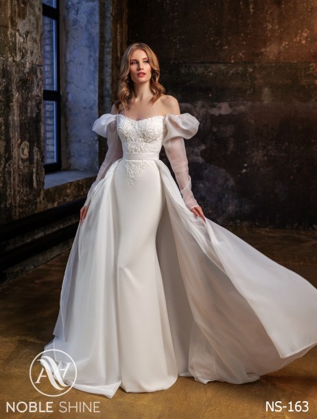 Dress NS-163 from the Felicity collection by Noble Shine