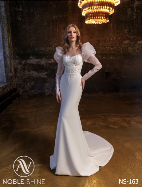 Dress NS-163 from the Felicity collection by Noble Shine