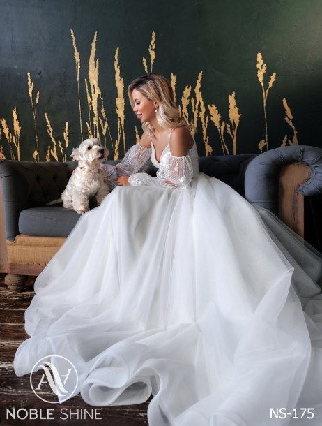 Dress NS-175 from the Felicity collection by Noble Shine