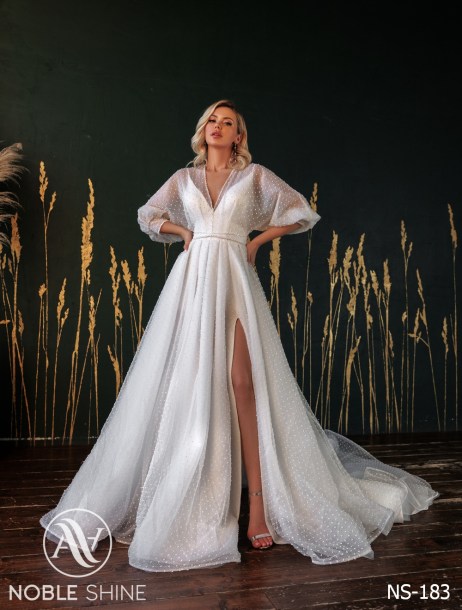 Dress NS-183 from the Felicity collection by Noble Shine
