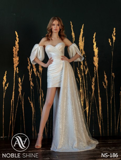 Dress NS-186 from the Felicity collection by Noble Shine