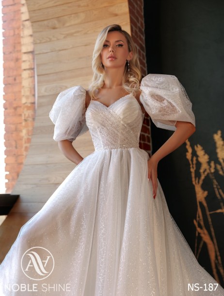 Dress NS-187 from the Felicity collection by Noble Shine