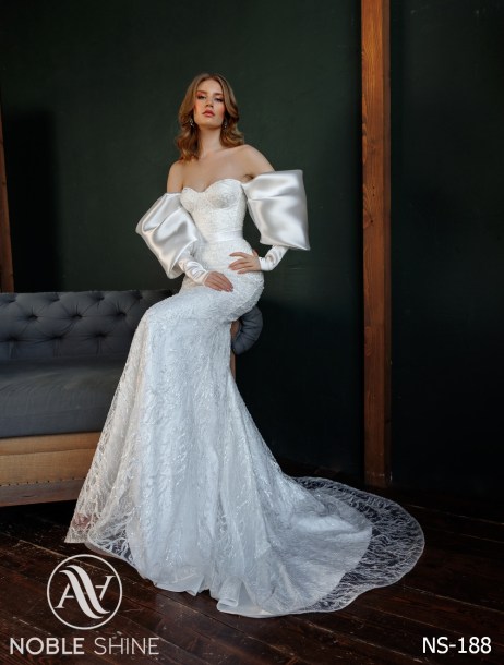 Dress NS-188 from the Felicity collection by Noble Shine