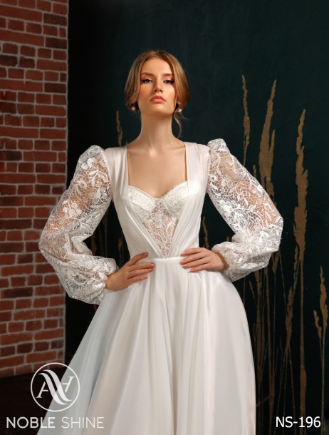 Dress NS-196 from the Felicity collection by Noble Shine