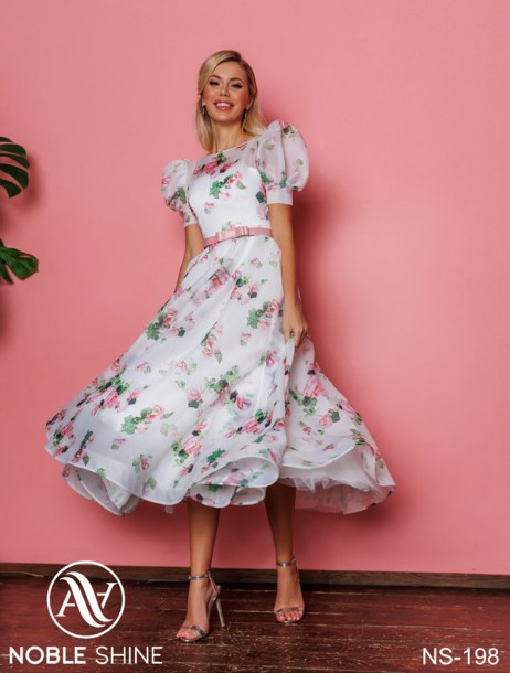 Dress NS-198 from the Felicity collection by Noble Shine