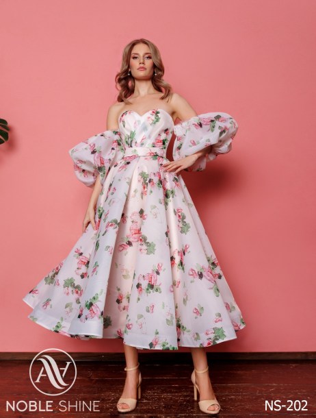 Dress NS-202 from the Felicity collection by Noble Shine