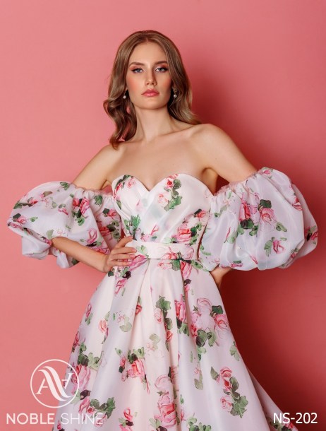 Dress NS-202 from the Felicity collection by Noble Shine