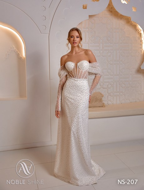 Dress NS-207 from the Honeymoon collection by Noble Shine
