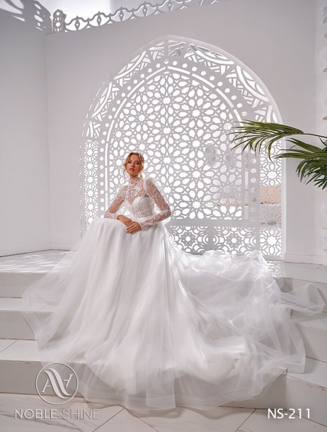 Dress NS-211 from the Honeymoon collection by Noble Shine