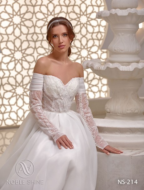Dress NS-214 from the Honeymoon collection by Noble Shine