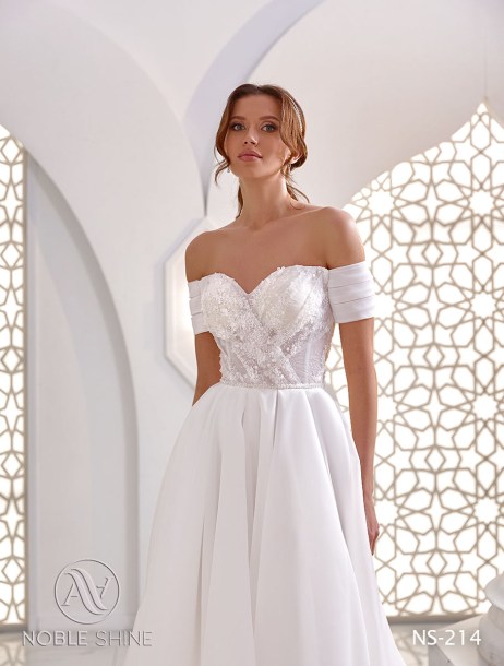 Dress NS-214 from the Honeymoon collection by Noble Shine