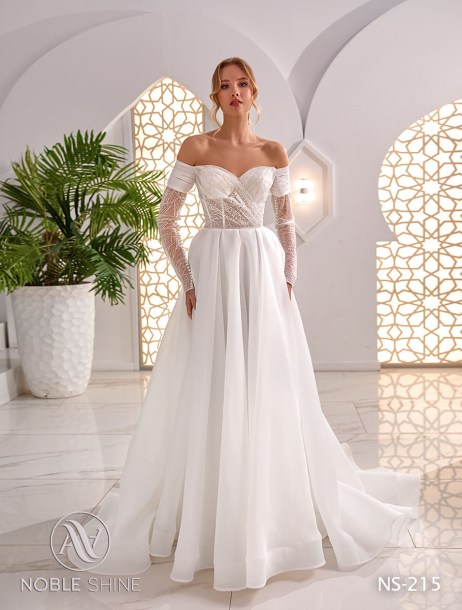 Dress NS-215 from the Honeymoon collection by Noble Shine