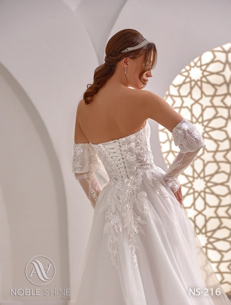 Dress NS-216 from the Honeymoon collection by Noble Shine